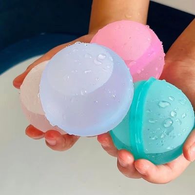 Globos reutilizables de las bolas de la bomba del agua del silicón para los juegos del agua de la playa de la piscina de los niños
