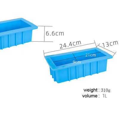 Molde de pan de silicona portátil inofensivo 1000ml multiusos