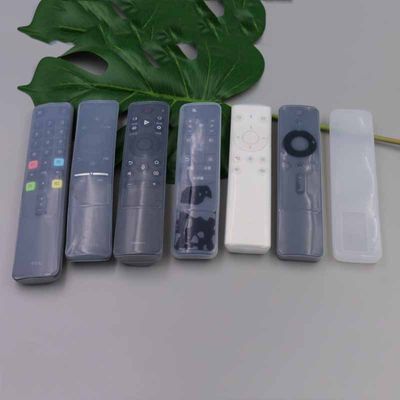 Caja remota de TV insípida portátil, cubierta protectora de control remoto de silicona duradera
