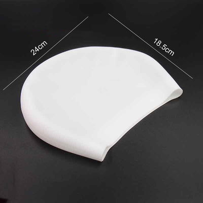 Suministros de caucho de silicona a prueba de agua Gorro de natación Suave multicolor