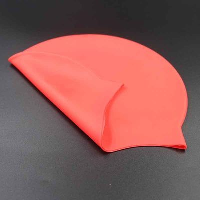 Suministros de caucho de silicona a prueba de agua Gorro de natación Suave multicolor