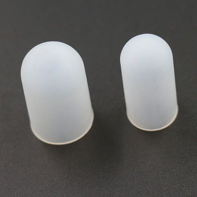 Chozas blancas impermeables del finger del silicón, manga no tóxica del finger de la compresión del silicón