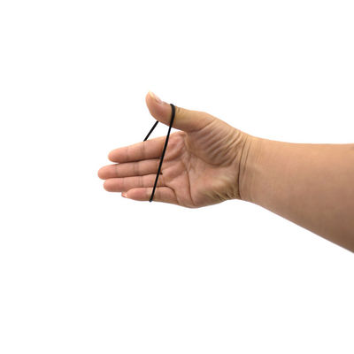 Elásticos portátiles del pelo del silicón de Multiscene, no pequeños lazos del pelo del silicón del resbalón