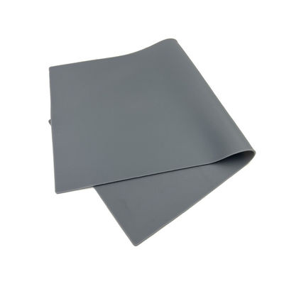 Grueso 2m m de Grey Stretchable Silicone Rubber Sheet des alta temperatura