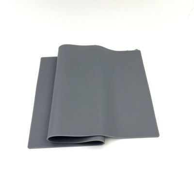Grueso 2m m de Grey Stretchable Silicone Rubber Sheet des alta temperatura