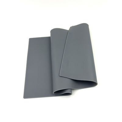 Grueso 2m m de Grey Stretchable Silicone Rubber Sheet des alta temperatura