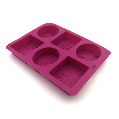 Molde práctico no tóxico los 22.5x17x2.8cm a prueba de calor del jabón del silicón