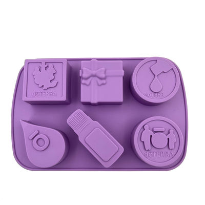 Moldes de encargo no tóxicos reutilizables del jabón, moldes insípidos del silicón para la fabricación de jabón