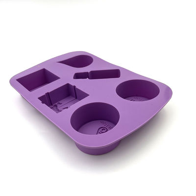 Moldes de encargo no tóxicos reutilizables del jabón, moldes insípidos del silicón para la fabricación de jabón