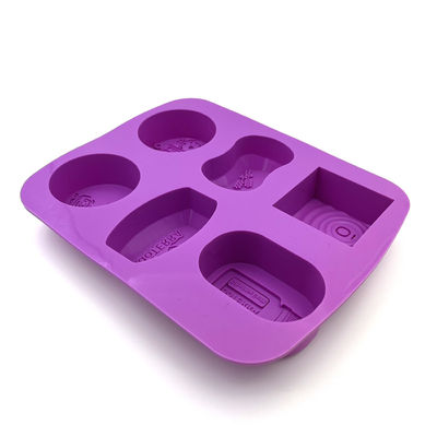 Molde de jabón de silicona personalizado inofensivo impermeable multiusos