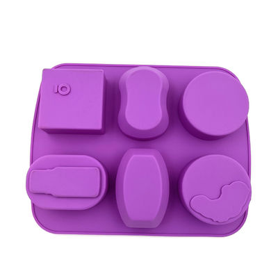 Molde de jabón de silicona personalizado inofensivo impermeable multiusos