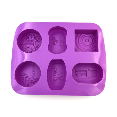 Molde de jabón de silicona personalizado inofensivo impermeable multiusos
