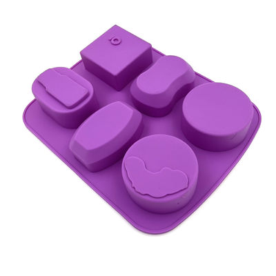 Molde de jabón de silicona personalizado inofensivo impermeable multiusos