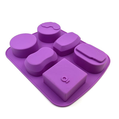 Molde de jabón de silicona personalizado inofensivo impermeable multiusos