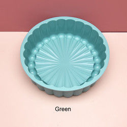 La torta multicolora del silicón del girasol moldea el 19.5x6.1cm reutilizable