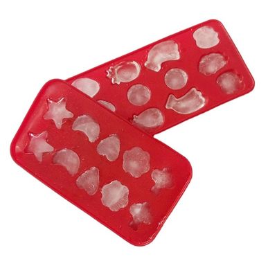 Bandejas inofensivas reutilizables del cubo de hielo del silicón, pequeño molde del silicón del cubo de Multiscene