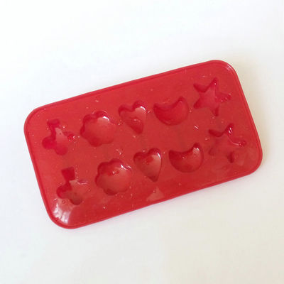 Bandejas inofensivas reutilizables del cubo de hielo del silicón, pequeño molde del silicón del cubo de Multiscene