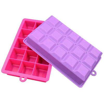 Bandeja de hielo inodoro flexible del silicón, molde libre del cubo de hielo del whisky de BPA