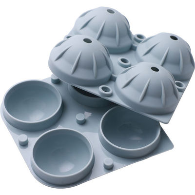Molde de hielo de silicona Bourbon Ball 12x12x5cm portátil para cócteles