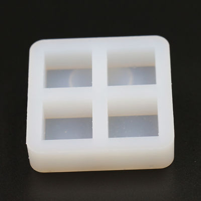Molde de bloque de bandeja de cubitos de hielo cuadrado de silicona inodoro 60x60x15mm multipropósito