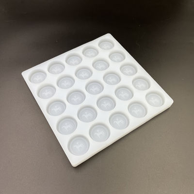 El molde redondo del caramelo del silicón del hielo bandejas reutilizables 25 diámetro 35m m de las cavidades