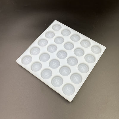 El molde redondo del caramelo del silicón del hielo bandejas reutilizables 25 diámetro 35m m de las cavidades