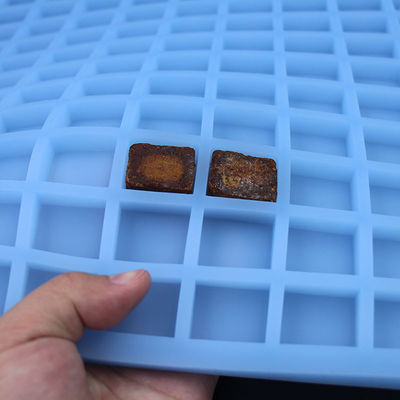 Molde cuadrado de silicona para caramelos de 224 cavidades resistente al calor para caramelo