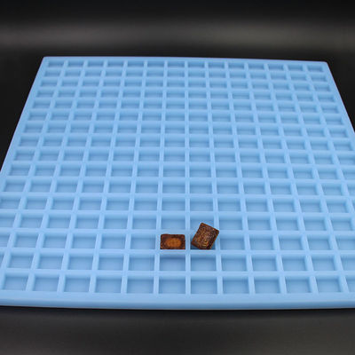 Molde cuadrado de silicona para caramelos de 224 cavidades resistente al calor para caramelo