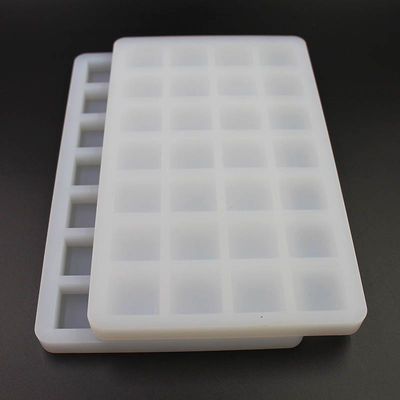 Cavidad transparente los 26x16x1.5cm del molde 28 del caramelo del silicón del chocolate