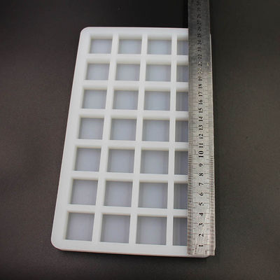 Cavidad transparente los 26x16x1.5cm del molde 28 del caramelo del silicón del chocolate