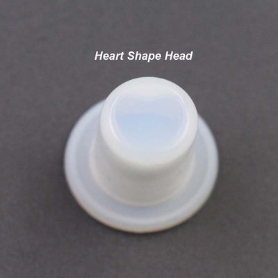 Molde de silicona transparente para pintalabios, no tóxico, inofensivo, práctico