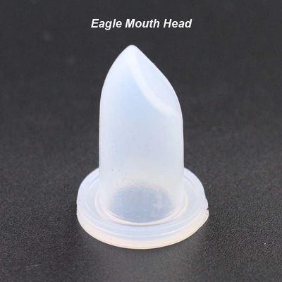 Molde de silicona transparente para pintalabios, no tóxico, inofensivo, práctico