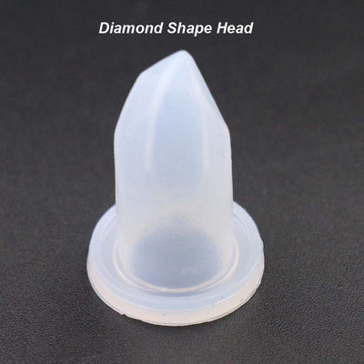 Molde de silicona transparente para pintalabios, no tóxico, inofensivo, práctico