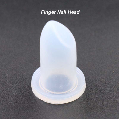 Molde de silicona transparente para pintalabios, no tóxico, inofensivo, práctico