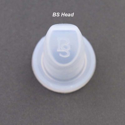 Molde de silicona transparente para pintalabios, no tóxico, inofensivo, práctico
