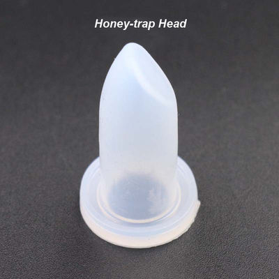 Molde de silicona transparente para pintalabios, no tóxico, inofensivo, práctico