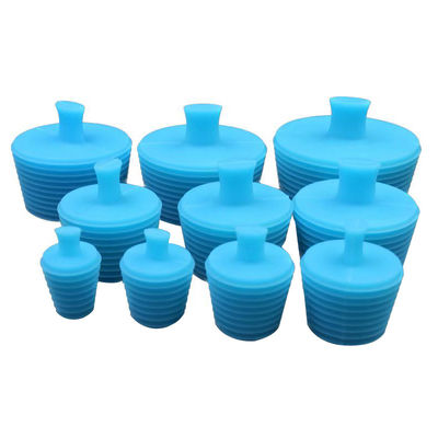 Durable multiusos reutilizable del tapón de la botella del silicón sellado azul