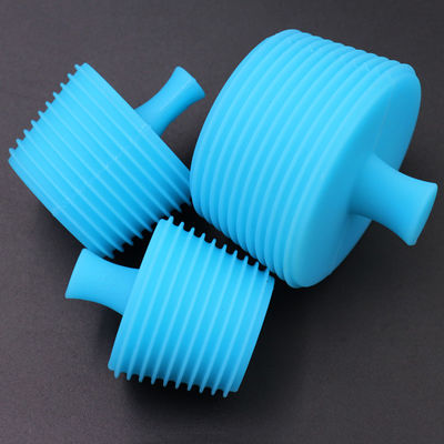 Durable multiusos reutilizable del tapón de la botella del silicón sellado azul