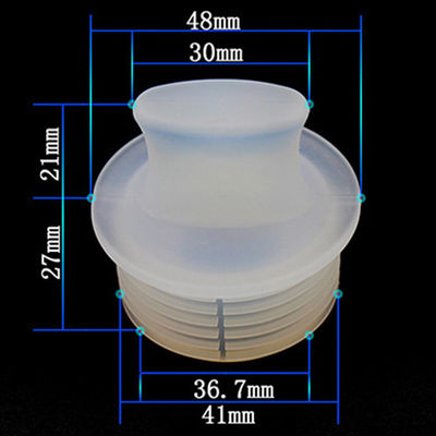 Tapa de la goma de silicona del tapón de la botella del hogar para portátil práctico del frasco