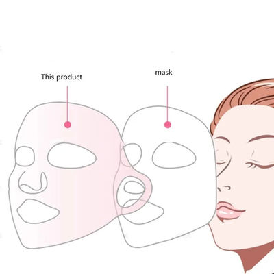 Tasteless Soft 3D Silicone Facial Mask Holder Práctico Reutilizable