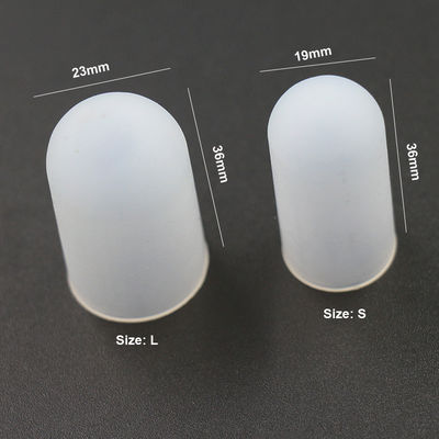 Mangas de dedo de silicona reutilizables transparentes multiusos duraderas