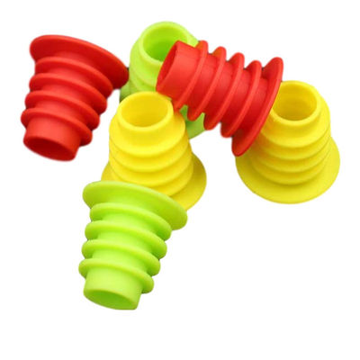 Tapones reutilizables del silicón del tapón del vino para el resbalón anti de los barriles de vino inofensivo