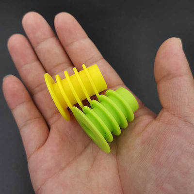 Tapones reutilizables del silicón del tapón del vino para el resbalón anti de los barriles de vino inofensivo