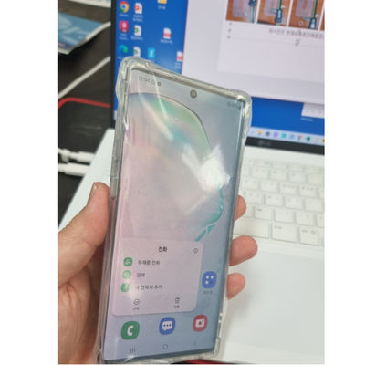 El silicón transparente del teléfono protector cubierta no tóxico a prueba de choques