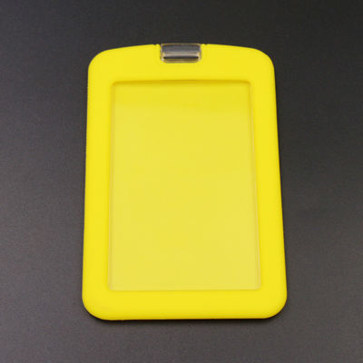 Soporte de tarjeta de identificación de silicona duradero multicolor resistente al agua multiusos