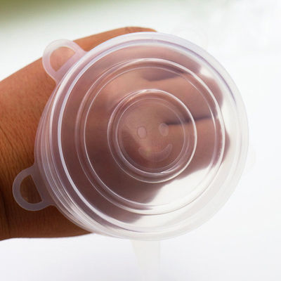Cubiertas protectoras de silicona estirables y duraderas Tapa apta para microondas