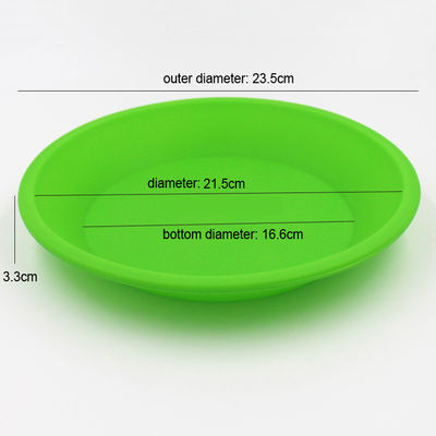 Molde redondo Pan Nontoxic Heat Resistant de la torta del silicón de la categoría alimenticia