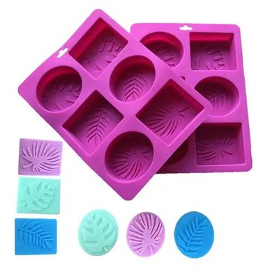 Molde práctico no tóxico los 22.5x17x2.8cm a prueba de calor del jabón del silicón