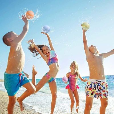 Globos reutilizables de las bolas de la bomba del agua del silicón para los juegos del agua de la playa de la piscina de los niños